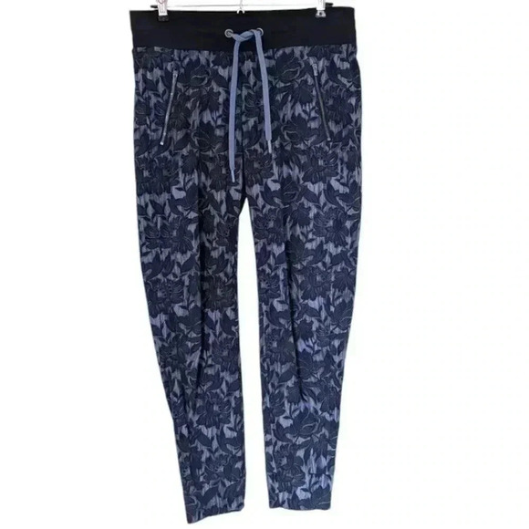 Athletes Trekkie North Joggers Ethereal Bloom Blue High Waisted Women's size 6 - Picture 2 of 15